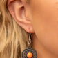 Detail Orientated - Orange - Paparazzi Necklace Image