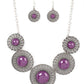 Detail Orientated - Purple - Paparazzi Necklace Image