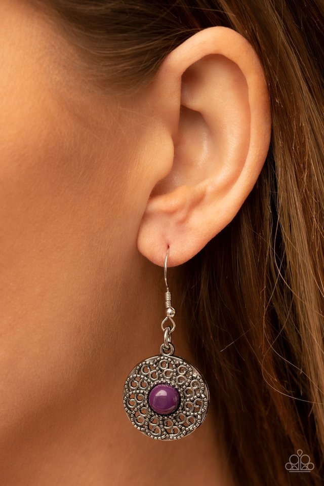 Detail Orientated - Purple - Paparazzi Necklace Image