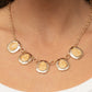 Mayan Masterpiece - Gold - Paparazzi Necklace Image