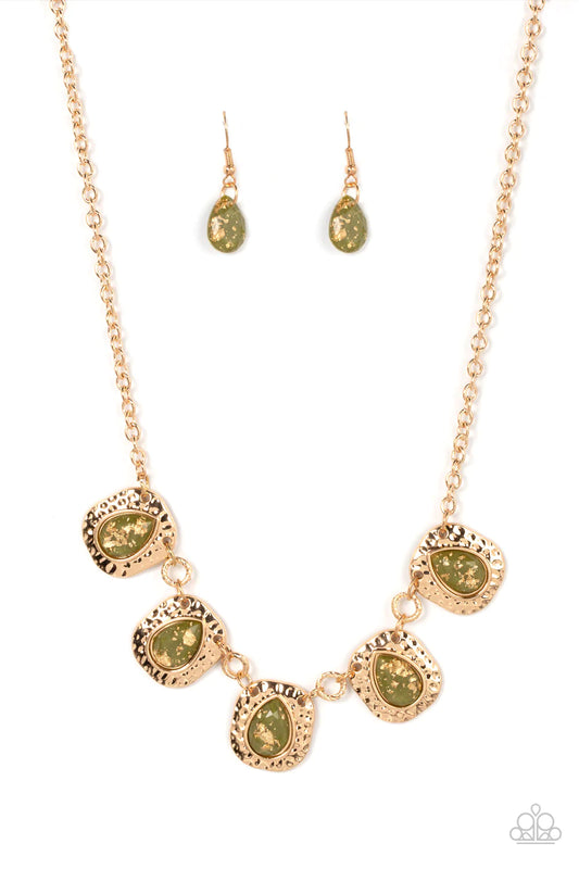 Paparazzi Necklace ~ Mayan Masterpiece - Green