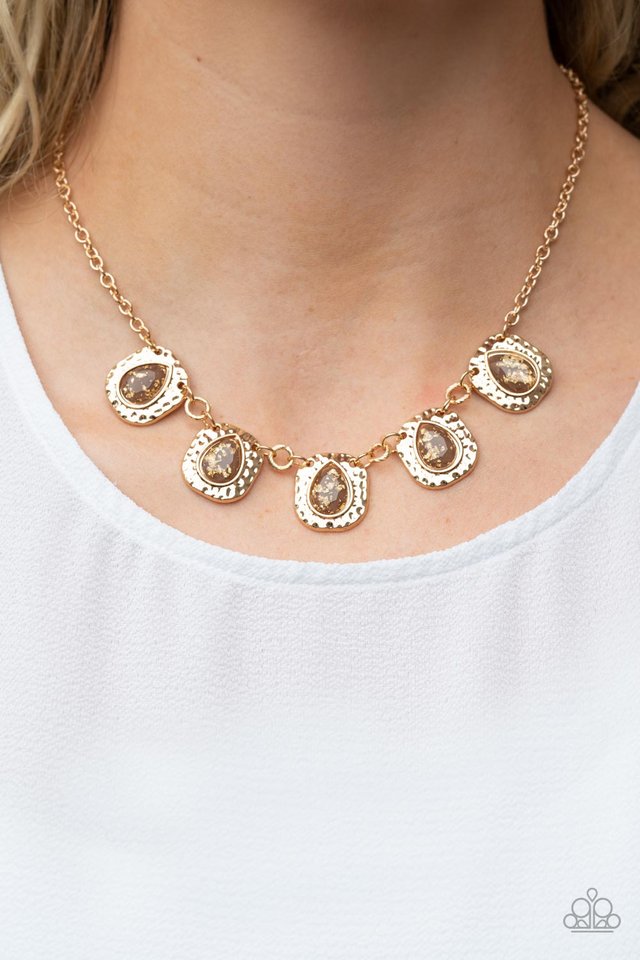 Mayan Masterpiece - Brown - Paparazzi Necklace Image