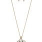 BLOOM Shaka-Laka - Brass - Paparazzi Necklace Image