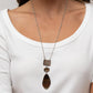 Hidden Cove - Brown - Paparazzi Necklace Image