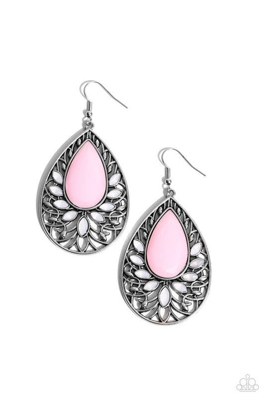 Floral Fairytale - Pink - Paparazzi Earring Image