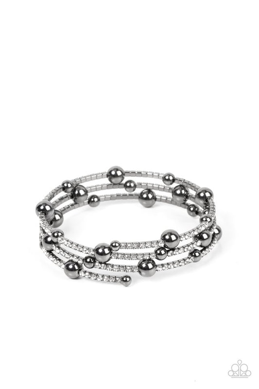 ​Spontaneous Shimmer - Black - Paparazzi Bracelet Image