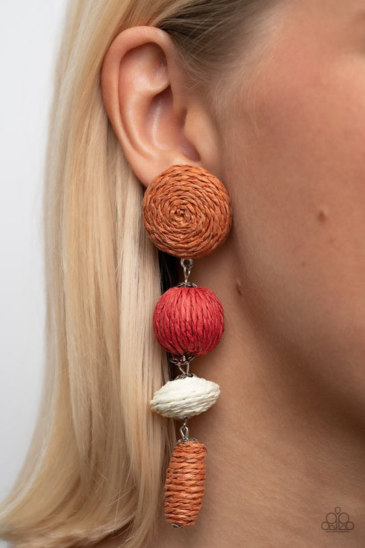 Twine Tango - Multi - Paparazzi Earring Image