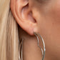 Love Goes Around - Silver - Paparazzi Earring Image