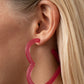 Heart-Throbbing Twinkle - Pink - Paparazzi Earring Image