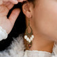 Adobe Air - Brass - Paparazzi Earring Image