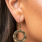 Desert Diversity - Brass - Paparazzi Earring Image
