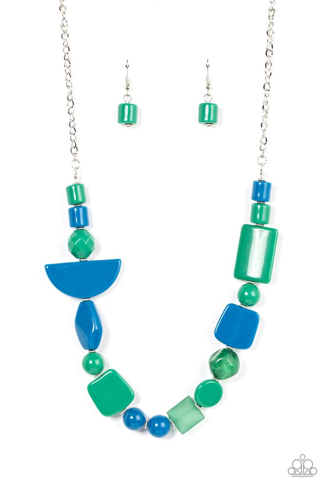 Tranquil Trendsetter - Green - Paparazzi Necklace Image