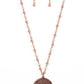 Secret Cottage - Copper - Paparazzi Necklace Image