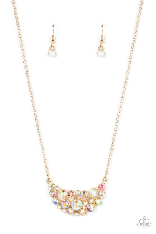 Effervescently Divine - Gold - Paparazzi Necklace Image