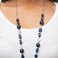 Timelessly Tailored - Blue - Paparazzi Necklace Image