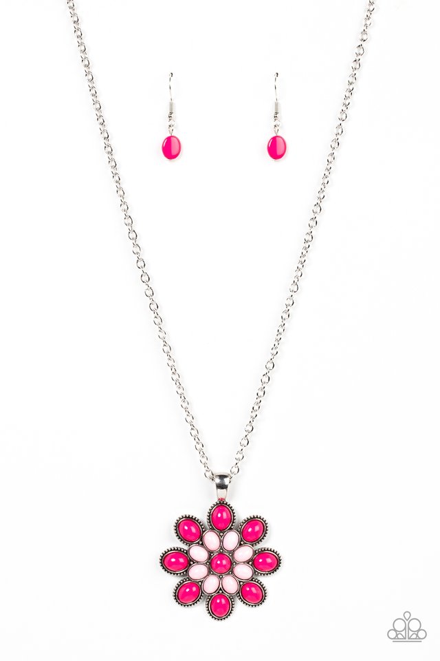 In the MEADOW of Nowhere - Pink - Paparazzi Necklace Image