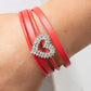 Wildly in Love - Red - Paparazzi Bracelet Image