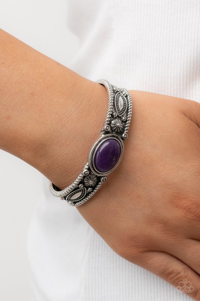 Rural Repose - Purple - Paparazzi Bracelet Image