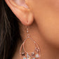 Regal Recreation - Copper - Paparazzi Earring Image