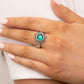 Expect Sunshine and REIGN - Green - Paparazzi Ring Image