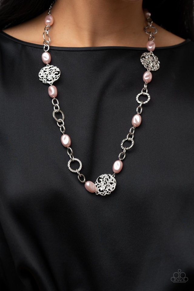 Social Soiree - Pink - Paparazzi Necklace Image
