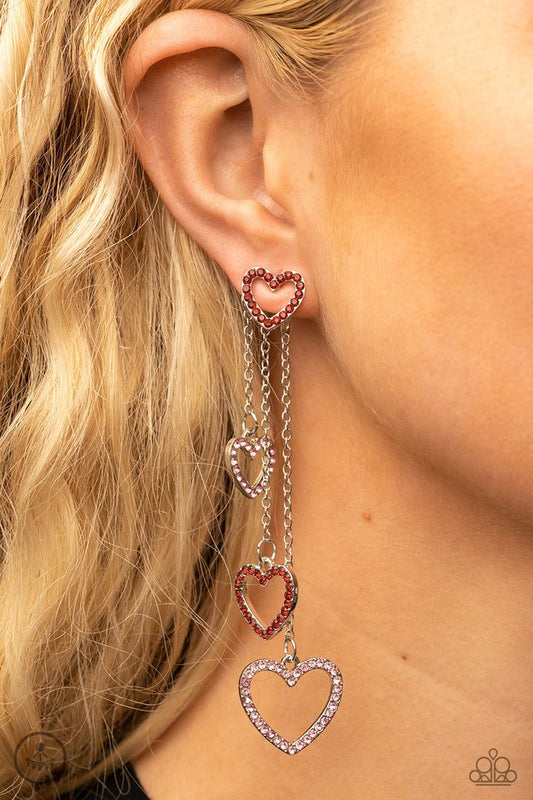 Falling In Love - Multi - Paparazzi Earring Image