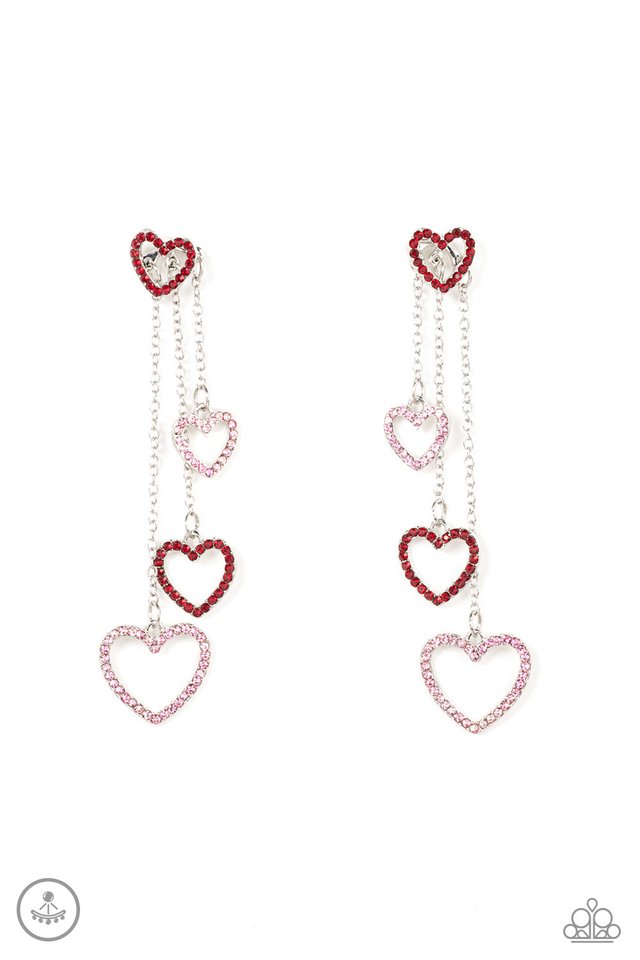 Falling In Love - Multi - Paparazzi Earring Image