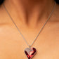 Lockdown My Heart - Red - Paparazzi Necklace Image