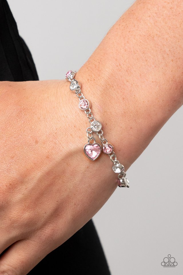 Truly Lovely - Pink - Paparazzi Bracelet Image