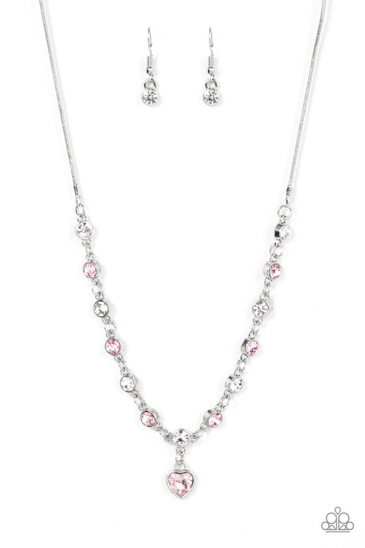 True Love Trinket - Pink - Paparazzi Necklace Image