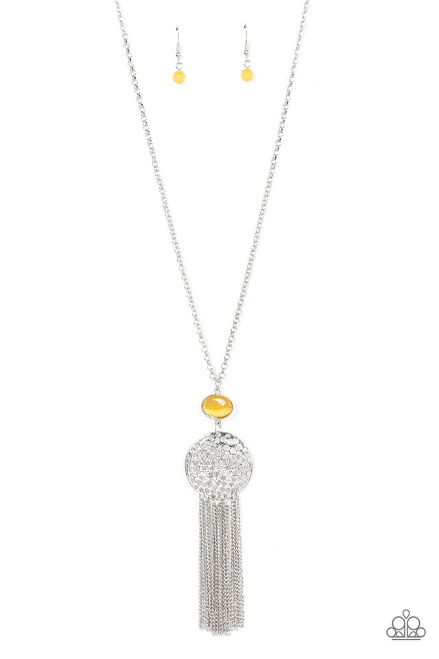 Everyday Excursionist - Yellow - Paparazzi Necklace Image