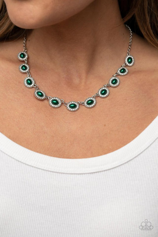 Modest Masterpiece - Green - Paparazzi Necklace Image