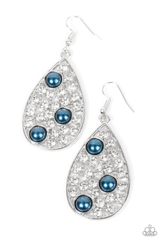 ​Bauble Burst - Blue - Paparazzi Earring Image