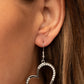 Tenderhearted Twinkle - White - Paparazzi Earring Image