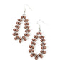 Absolutely Ageless - Brown - Paparazzi Earring Image
