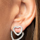 Ever Enamored - White - Paparazzi Earring Image