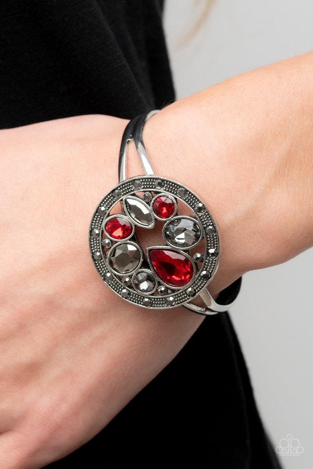 Time to Twinkle - Red - Paparazzi Bracelet Image
