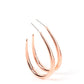 CURVE Your Appetite - Copper - Paparazzi Earring Image