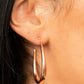 CURVE Your Appetite - Copper - Paparazzi Earring Image