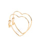 Harmonious Hearts - Gold - Paparazzi Earring Image