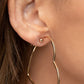 Harmonious Hearts - Gold - Paparazzi Earring Image