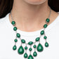 Mediterranean Mystery - Green - Paparazzi Necklace Image