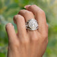 Anillo Paparazzi - Drama discreto - Blanco