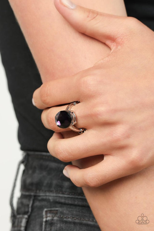 Updated Dazzle - Purple - Paparazzi Ring Image