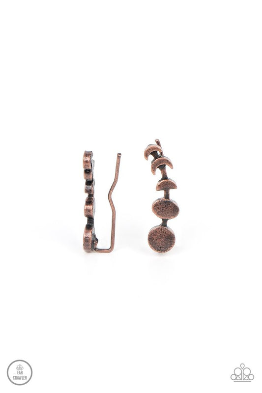 Its Just a Phase - Copper - Paparazzi Earring Image