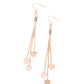 Higher Love - Rose Gold - Paparazzi Earring Image