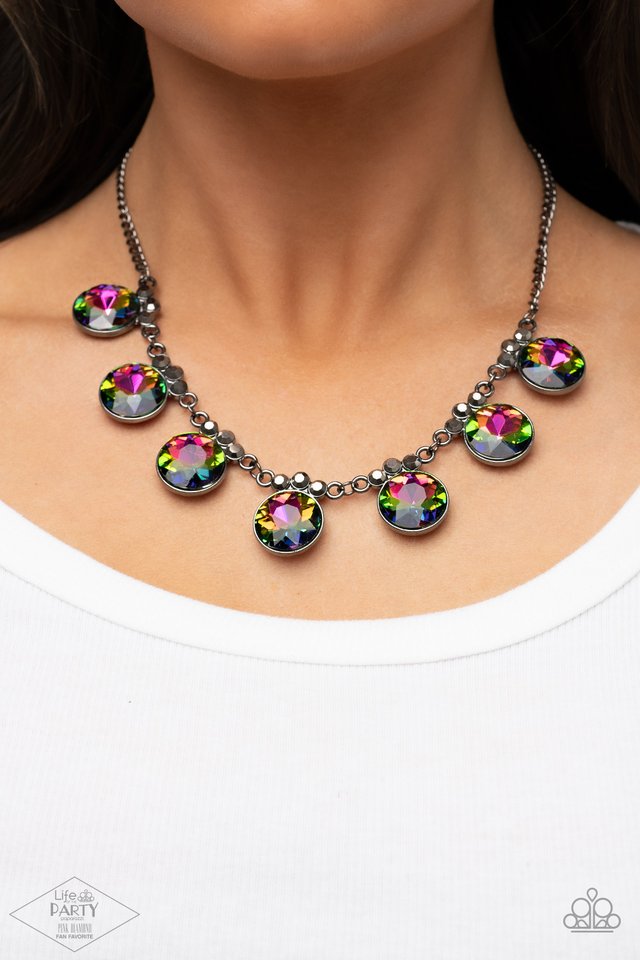 GLOW-Getter Glamour - Multi - Paparazzi Necklace Image