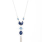 Heavenly Harmony - Blue - Paparazzi Necklace Image