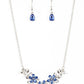 Floral Fashion Show - Blue - Paparazzi Necklace Image