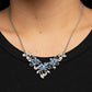 Floral Fashion Show - Blue - Paparazzi Necklace Image